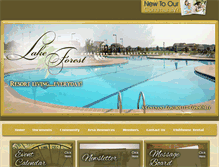 Tablet Screenshot of lakeforestofhuntsville.com